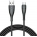 VEGER V103 USB Καλώδιο A-Micro High Quality Data Cable 1200mm ΜΑΥΡΟ