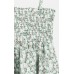 JOYCE Φόρεμα Τιραντάκι Κορίτσι (6-14) Floral Βαμβάκι Normal Fit Πράσινο