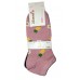 DEMEN SET 3 Γυναικείες Κάλτσες Σοσόνι Fruits Βαμβάκι Normal Fit Ροζ - Μαύρο - Γκρί