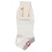 DEMEN SET 3 Γυναικείες Κάλτσες Σοσόνι Gloss Heart Βαμβάκι Normal Fit Ανθρακί - Λευκό - Μπέζ