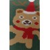 ELLA Παιδικες Χριστουγεννιατικες Καλτσες Αρκουδακι ELLA-1 Πρασινο