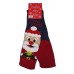HAPPY NEW YEAR Unisex Χριστουγεννιάτικες κάλτσες Santa Ho-Ho Μαύρο