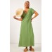 HARMONY Γυναικείο Φόρεμα Παραλίας Ζαπονέ Πράσινο