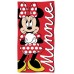 DISNEY Πετσέτα Θαλάσσης Minnie Mouse 140x70cm Polyester Κόκκινο