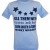 004-07 Velvet Villains Ανδρικό T-shirt Πετροπλυμένο Velvet Stars Γαλάζιο